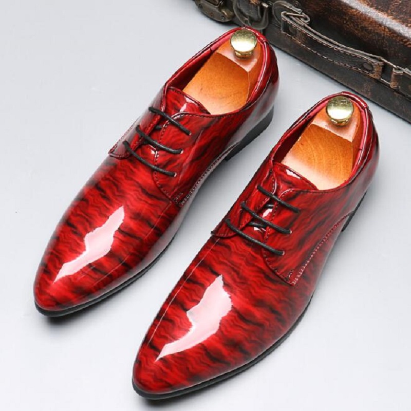 burgundy dress shoes