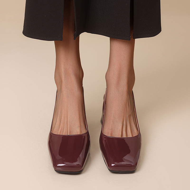 burgundy dress shoes
